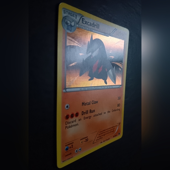 Excadrill Pokemon Card - Emerging Powers - 56/98 Rare Holo - Picture 3 of 9